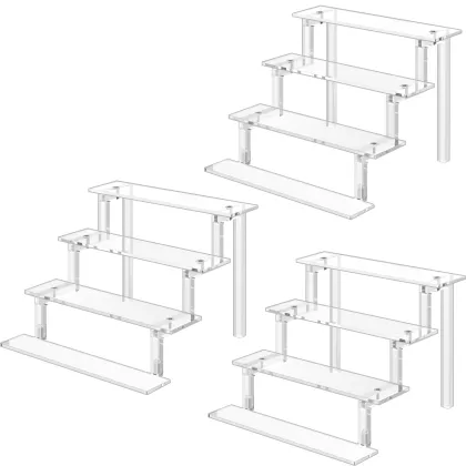 Acrylic Display Stand Riser for Funko POP Organizers and Perfume Shelves