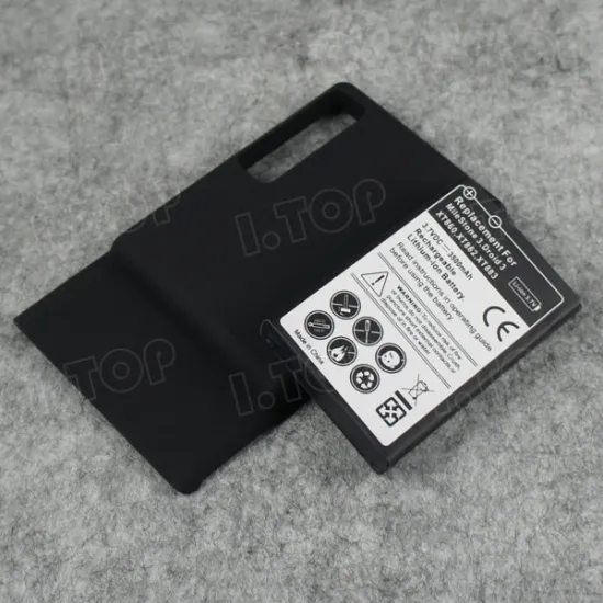 For Motorola Droid 3 XT862 extended battery with free back cover door ,3.7V 3500mAh, Made in china