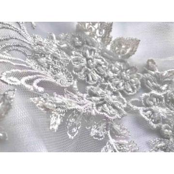 handwork embroidery rhinestone sequin bead pearl fabric