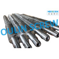 Liansu Lse80/156 Twin Conical Screw and Barrel for PVC Machine