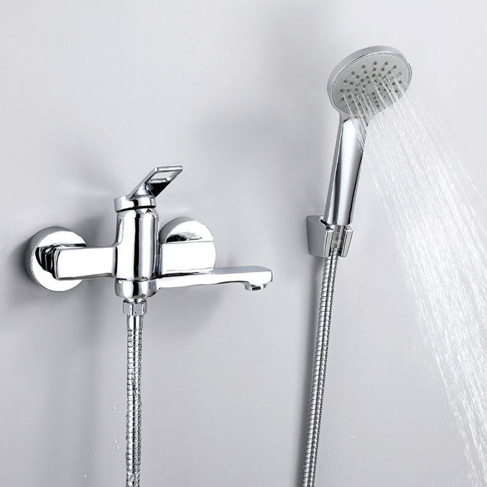 Contemporary Electroplated Shower Valve in Zinc Alloy