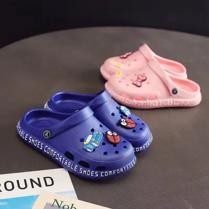 2022 Summer New Hole Shoes: Men's Beach Sandals & Women's Flat Garden Shoes