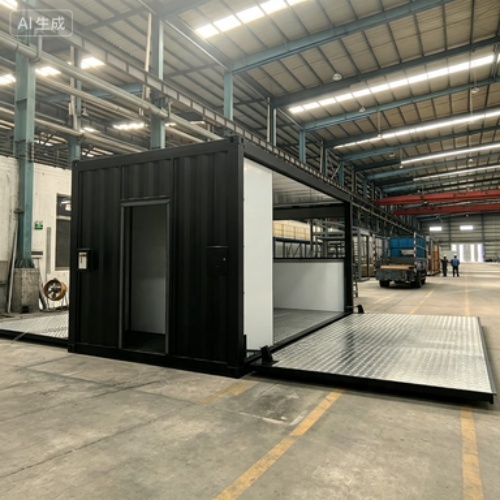 ‌Quick-Assembly Steel Structure Container Kiosk for Street Food & Retail