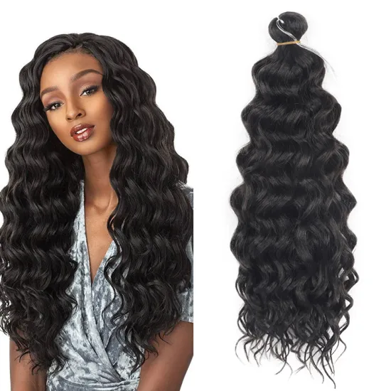 Ocean Wave Crochet Braid Hair Hawaii Afro Curls Natural Synthetic Braiding Hair