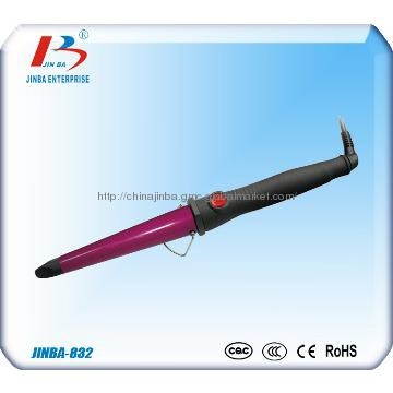 Professional hair curling iron, hair curler, curling wand-purple