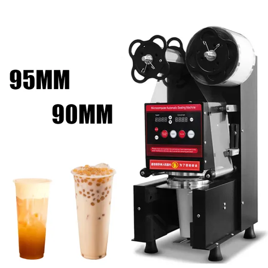 Auto Cup Sealer Efficiency for Bubble Tea PP PET Cups
