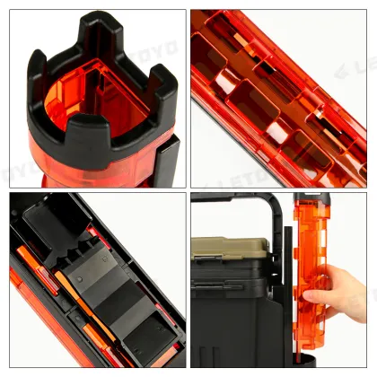 283mm Fishing Box Rod Stand Barrel Holder - Accessories for Opass Meiho