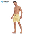 Shorts per la spiaggia casual estivi in ​​cotone corto al 100% in cotone per le dimensioni