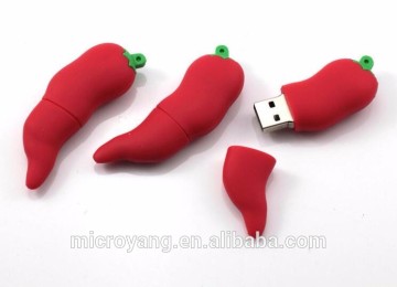 Hot Sale Lifelike Chili Peper USB 2.0 Flash Pen Drive