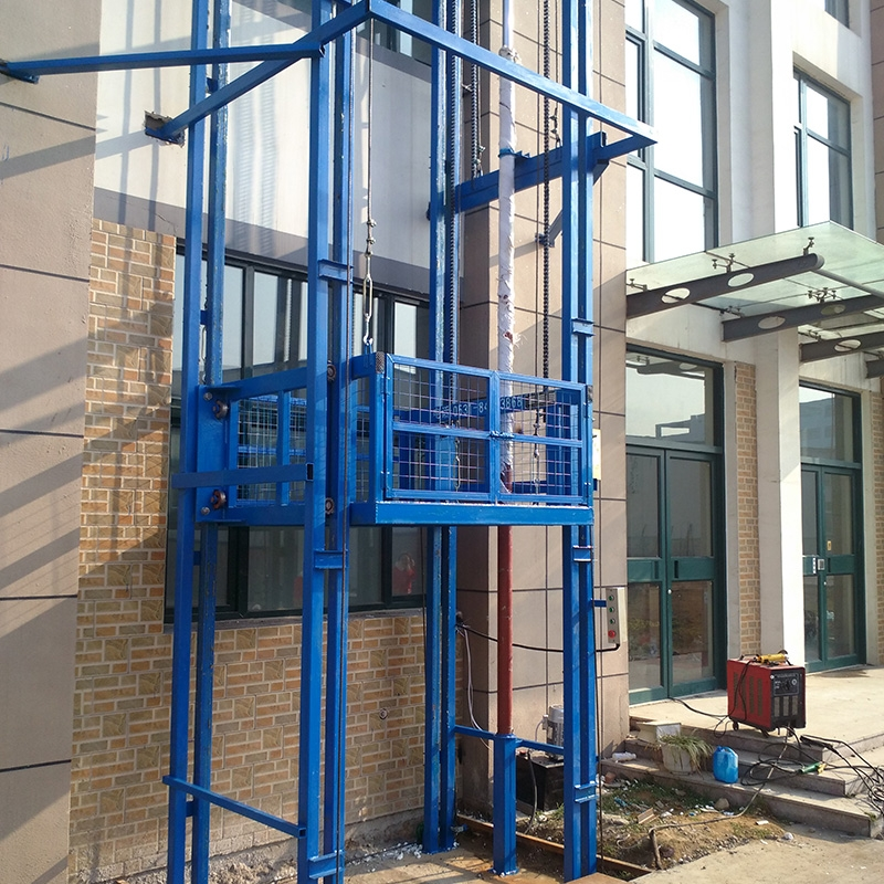 Guide de l'entrepôt Rail Cargo Lift Platform Freight Elevator