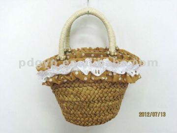 Lovely Summper Straw Gift Box/Bag For Child