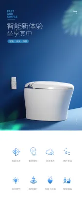 Smart toilets for bathrooms