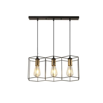 Black Retro Style Industrial Simple Design E27 Pendant Light