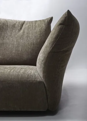 Edra Sectional Sofa Chenille Fabric Sofa