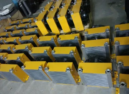 Hydraulic oil cooling for machinery