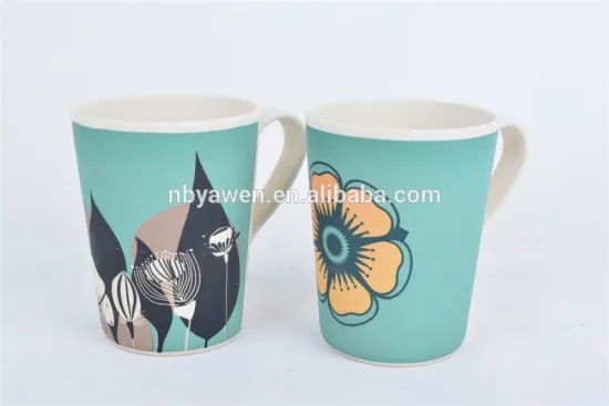 2015 newest design Bamboo Fiber Powder Cup with holder