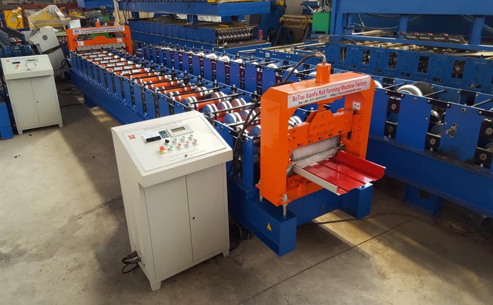 Color+Steel+Self+Locking+Roll+Forming+Machine