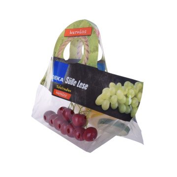Sacos de frutas padrão com zíper superior personalizados