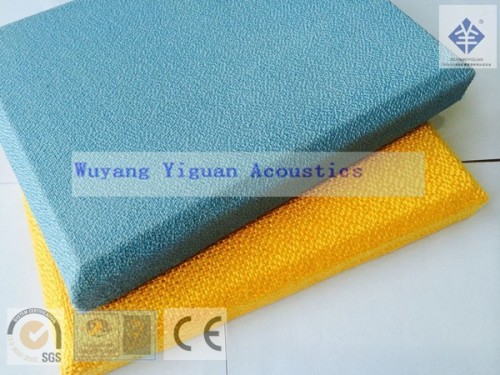 Customized color shaped fabric acoustic panel guangzhou factory