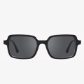 Metal Logo Acetate Sunglasses