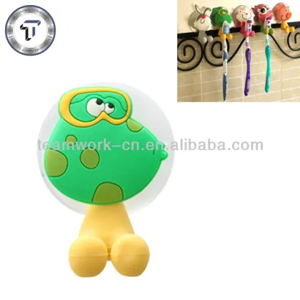 FROG wall mount toothbrush holder, toothbrush rack