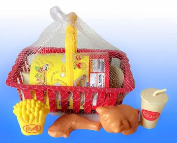 plastic tableware toy,kids plastic tableware food toy