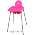 Silla de comedor ajustable de plástico para bebés