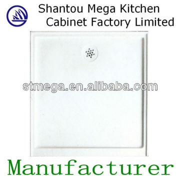 Solid surface acrylic bathroom shower tray