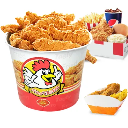 Fried Chicken Box and Bucket - Paper Packaging for Fried Chicken
