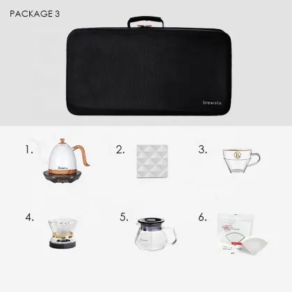 Brewista Coffee Maker Set: Barista Drip Coffee for Camping and Travel