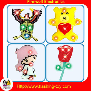 85 - 120cd Five Color El Flashing Badge With Lower Consumption