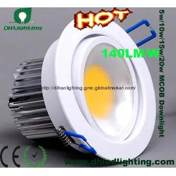 5W MCOB LED Ceiling Spot Light Gold