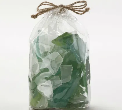 Crushed Glass Rock For Decoration