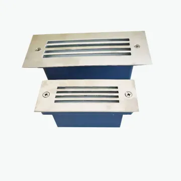 3W LED Stair Light: Square Recessed Outdoor Waterproof Step Lamp