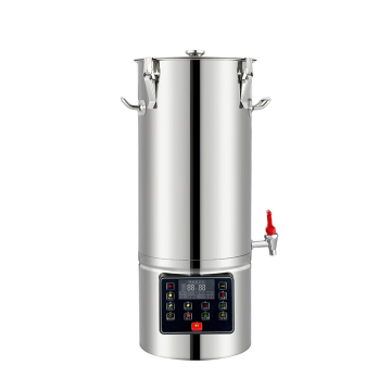 1600W Commercial Soybean Milk Machine with Auto Stirring and Heating, 18L Capacity
