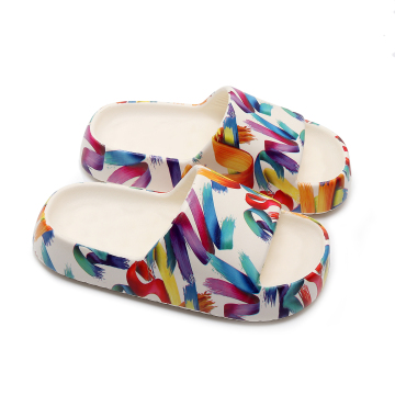 Eva Women's Floral Thick Sole Slides - Custom Logo Comfortable Slippers Manufacturer