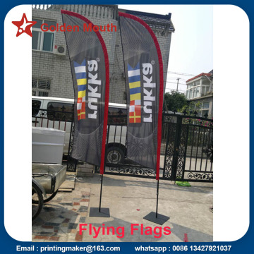 Custom Advertising Feather Sail Flags Banners