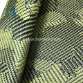 Carbon Fiber Hybrid Fabric Colored camouflage jacquard hybrid carbon fiber fabric cloth Supplier