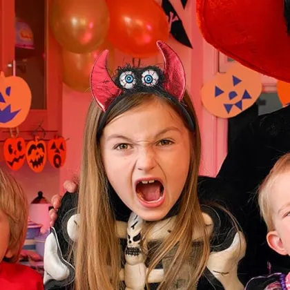 Devil Horns Hairband for Halloween