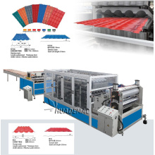 Linea di estrusione per tetti ondulati smaltati in PVC