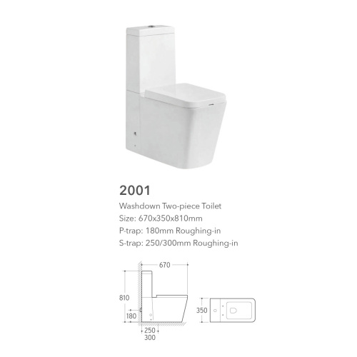 New arrival two-piece toilets and toilet seat