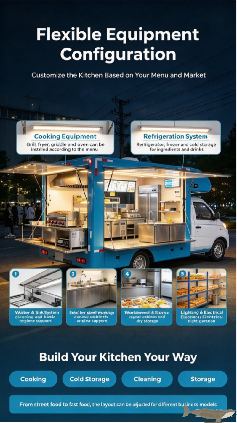 Street mobile food trucks