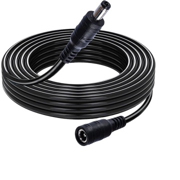 5.5x2.1mm DC Jack Cable 5.5*2.5mm DC5521 5525 남성 대 여성 DC 전원 확장 케이블 카메라 용.