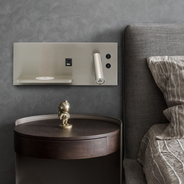 Luce a parete a LED regolabile per la moderna camera da letto d'albergo