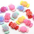 Artificial Resin Sweet Candy Windmill Pattern DIY Cabochon Charms Kitchen Toys Simulation Food Beads Ornament Jewelry Making Sho