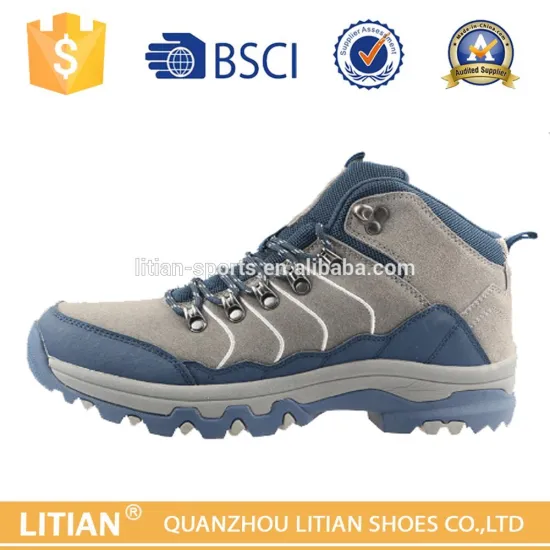 2015 newest design outdoor shoes high quality hiking shoes for men