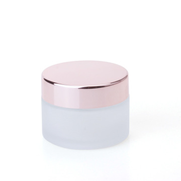 250g Square Glass Luxury Cream Pump Jar Care