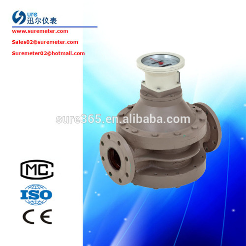 Diesel fuel oval gear flow meter