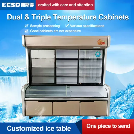 Single/Double/Three Door Chiller Upright Freezer Glass Door Refrigerator