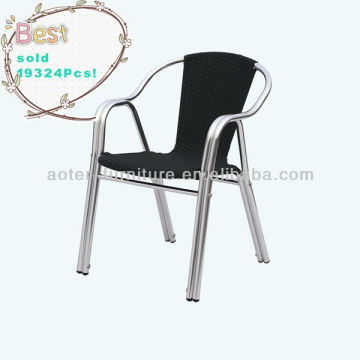 Garden aluminum pe poly rattan chair